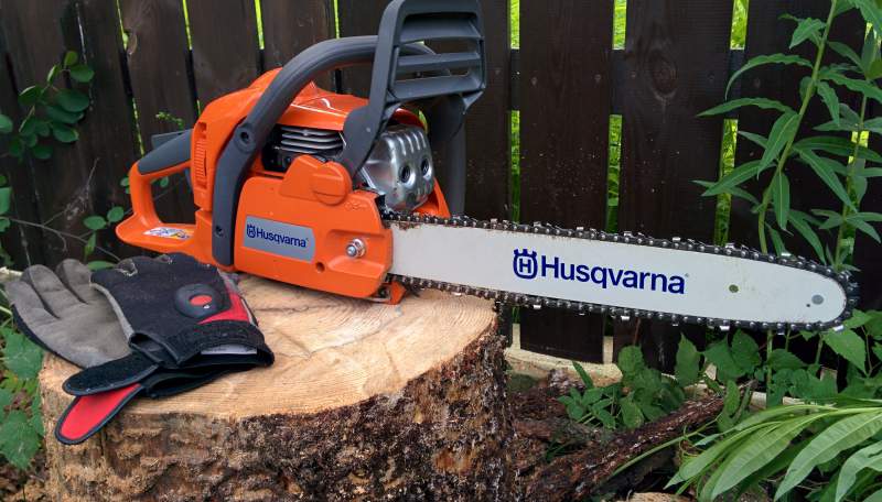 Хускварна, лесозаготовка, бензопила, лесоруб 2016