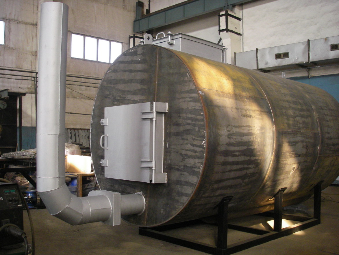 установка по производству древесного угля