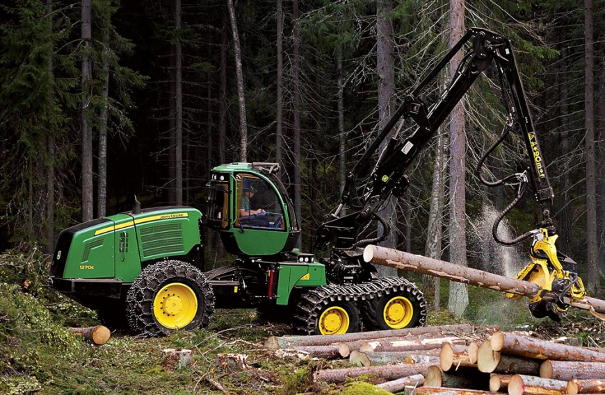 Эффективная лесозаготовка с техникой John Deere в Удмуртии