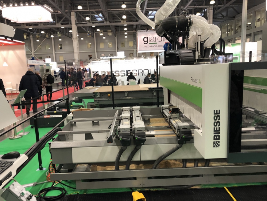 Biesse представила на Woodex технологию «4.0 ready»